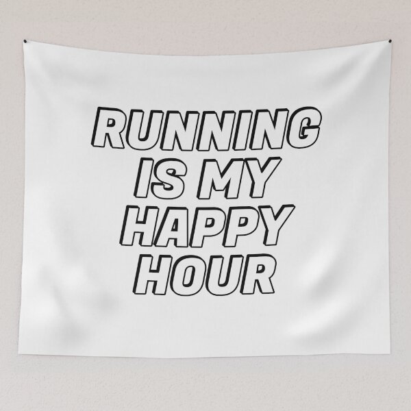 Item preview, Running Is My Happy Hour  designed and sold by Inspirationmotivation.