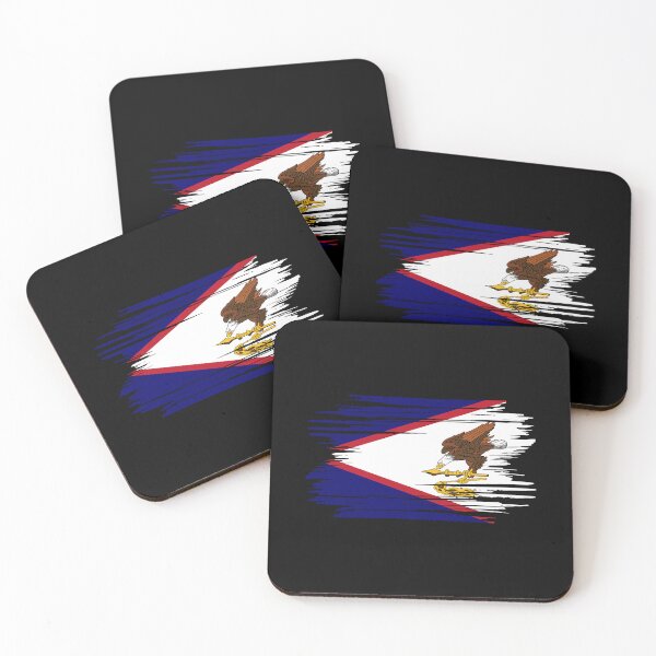 Item preview, Distressed American Samoa Flag AS designed and sold by shitpostee.