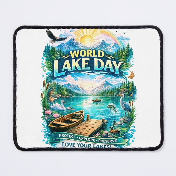 Item preview, World Lake Day | Protect • Explore • Preserve | Love Your Lakes Nature T-Shirt designed and sold by GooniSL.