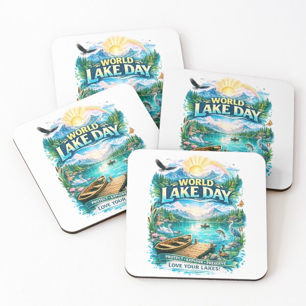 Item preview, World Lake Day  | Protect • Explore • Preserve | Love Your Lakes Nature T-Shirt designed and sold by GooniSL.