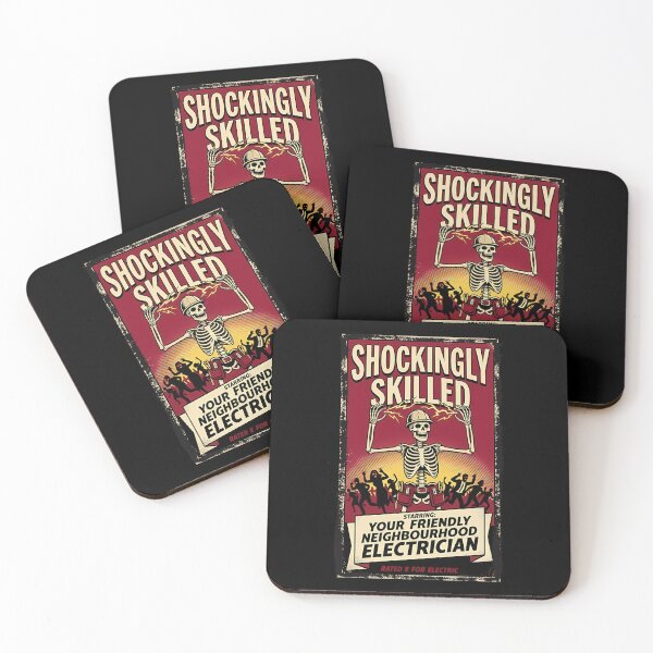 Item preview, Shockingly Skilled Vintage Horror Electrician Halloween designed and sold by Lulustarfox.