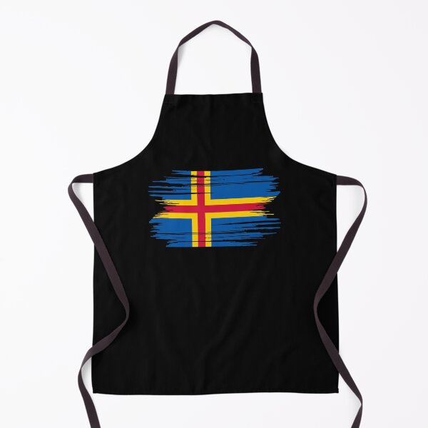 Item preview, Distressed Åland Islands Flag AX designed and sold by shitpostee.