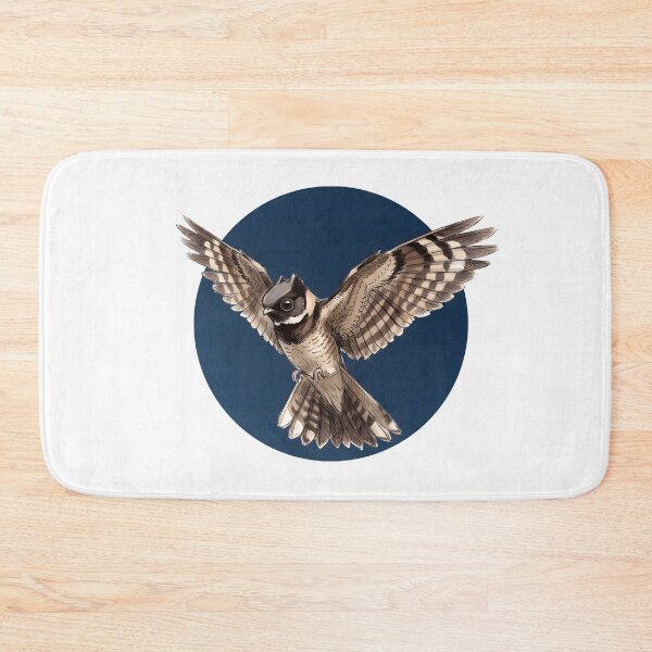 Item preview, Highly detailed scientific illustrations flying action of  Great Eared Nightjar in a vintage natural history book style designed and sold by wonderisland.