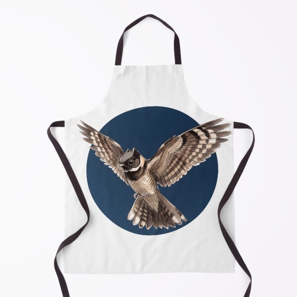 Item preview, Highly detailed scientific illustrations flying action of Great Eared Nightjar in a vintage natural history book style designed and sold by wonderisland.