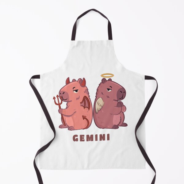 Item preview, Cute Gemini Capybara Zodiac | Kawaii Astrology Animal designed and sold by Iqrapixels.