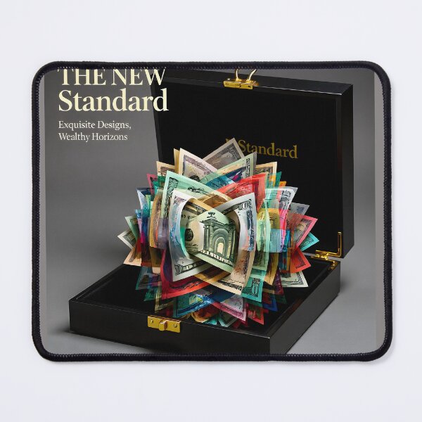Item preview, The New Standard Luxury Currency Art Poster: Global Banknote Rosette Canvas designed and sold by Creative-RE.