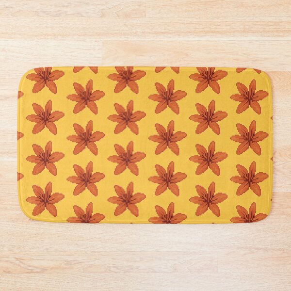 Item preview, Pixelated Orange Lily Flower  designed and sold by CamilasPrints.