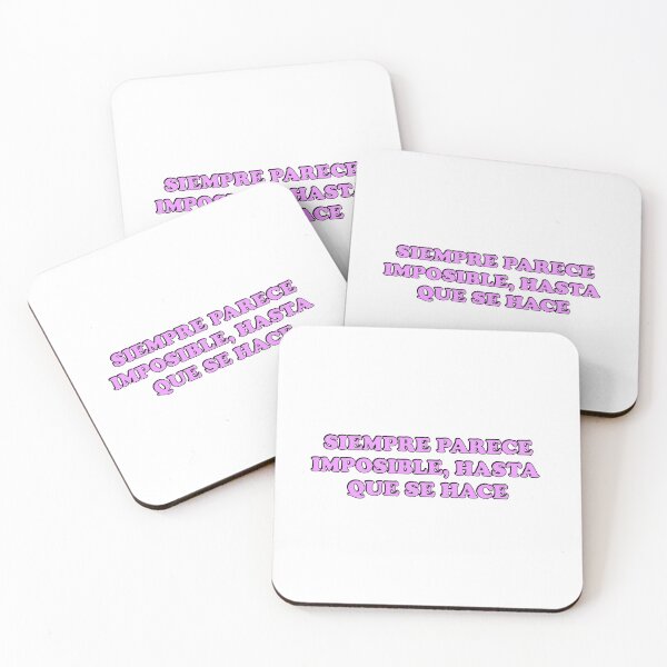 Item preview, Siempre parece imposible, hasta que se hace - Spanish motivational   designed and sold by Inspirationmotivation.