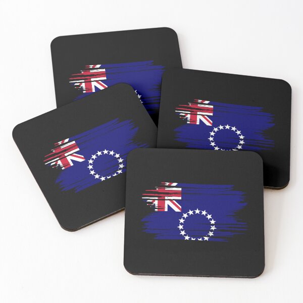 Item preview, Distressed Cook Islands Flag CK designed and sold by shitpostee.