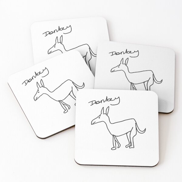 Item preview, Badly Drawn Donkey | Funny Terrible Animal Drawing | Quirky Childlike Art for Adults designed and sold by OhUTees.