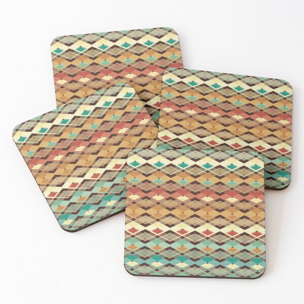 Item preview, Geometric Pattern in Retro Colors [6] designed and sold by SideDishDesign.