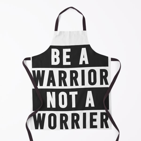 Item preview, Be A Warrior Not A Worrier | Motivational Typography Quote designed and sold by T-shirts for hot people .
