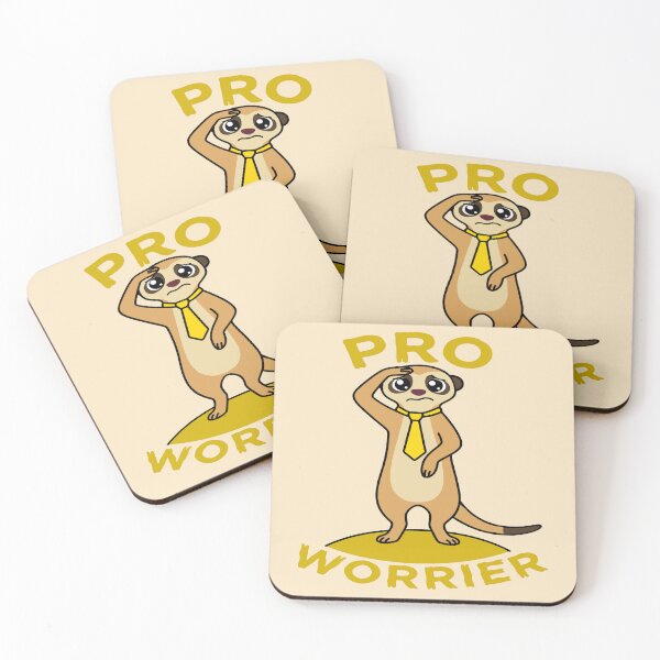 Item preview, Pro Worrier - Concerned Meerkat designed and sold by Regal Rev.