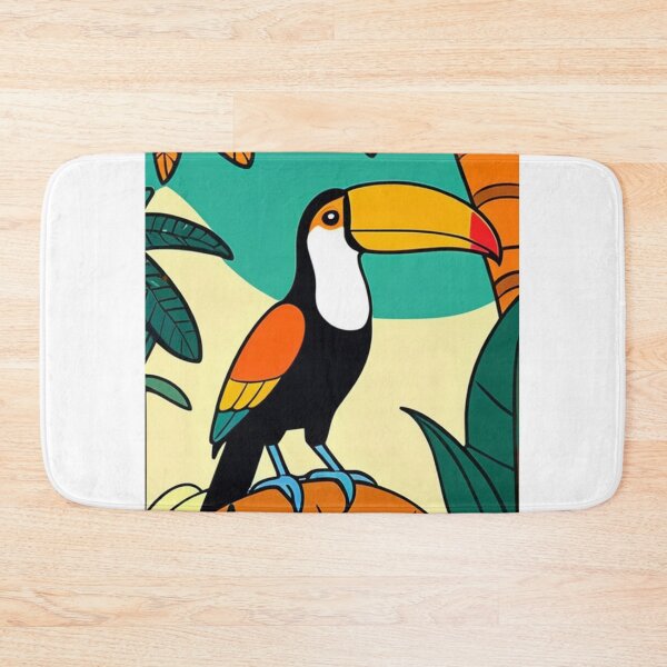 Item preview, Art - Stylized Exotic Bird, Vibrant Pop Art Illustration designed and sold by World-Pets.