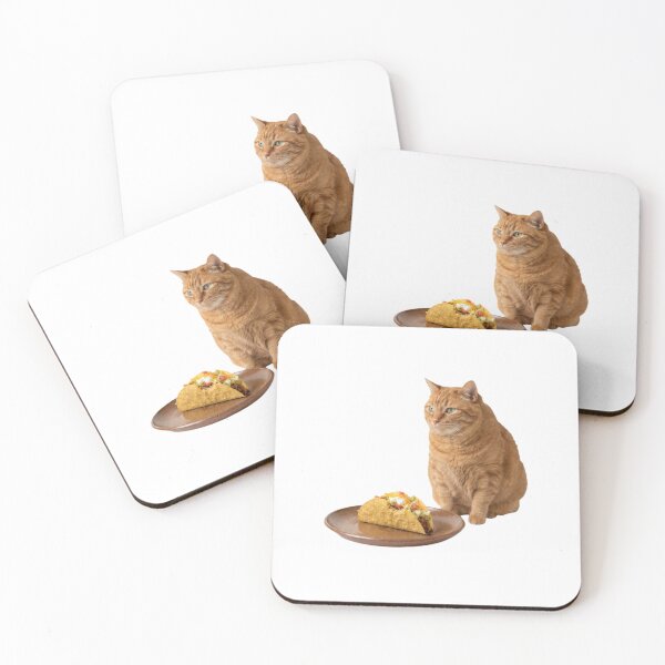 Item preview, Cat taco food meme memes funny cute kawaii  designed and sold by CheeseBlueprint.