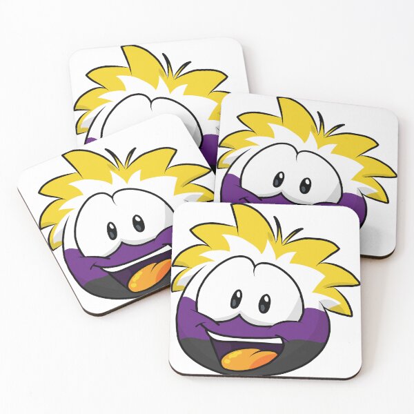 Item preview, Nonbinary Pride Puffle - Club Penguin designed and sold by Joshua Littleford.