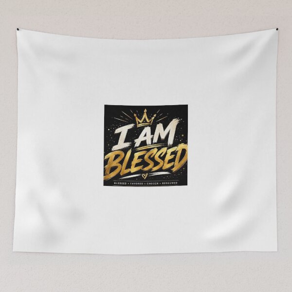 Item preview, I Am Blessed Gold Crown Design designed and sold by Pastorchrisozeku.