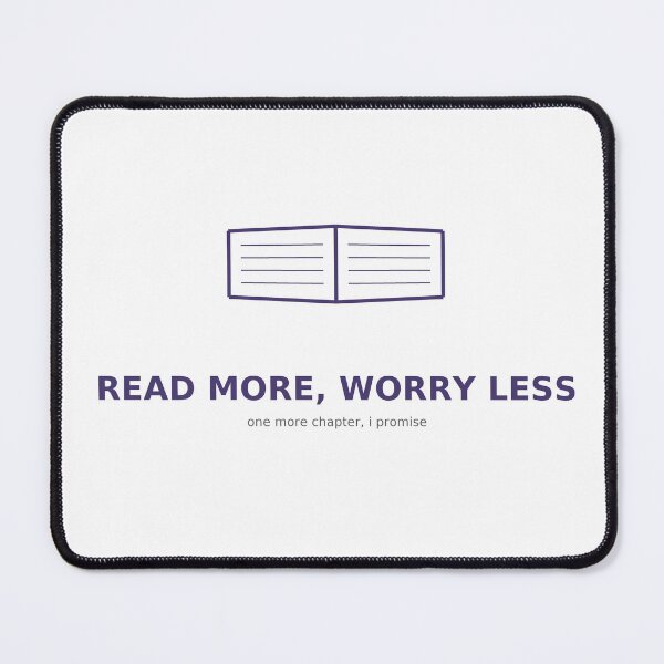 Item preview, Read More Worry Less Book Lover Shirt designed and sold by Line & Linen .