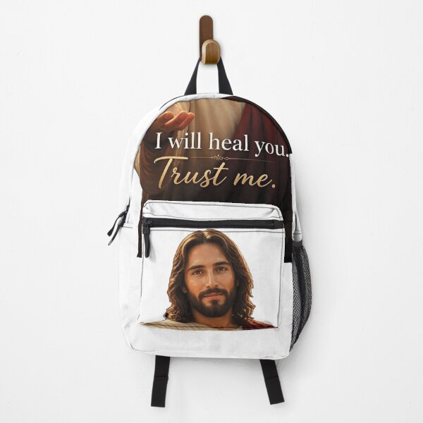 Item preview, Divine Portrait of Jesus Offering Grace in Golden Sky transparent bg designed and sold by Lucia Amaris Art.