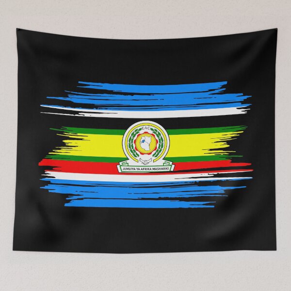 Item preview, Distressed East African Community Flag EAC designed and sold by shitpostee.