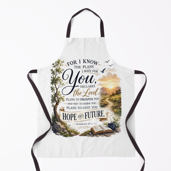 Item preview, Jeremiah 29:11 Bible Verse Christian Wall Art – God’s Plans, Hope and Future Inspirational Scripture Design designed and sold by Fabrifrank.