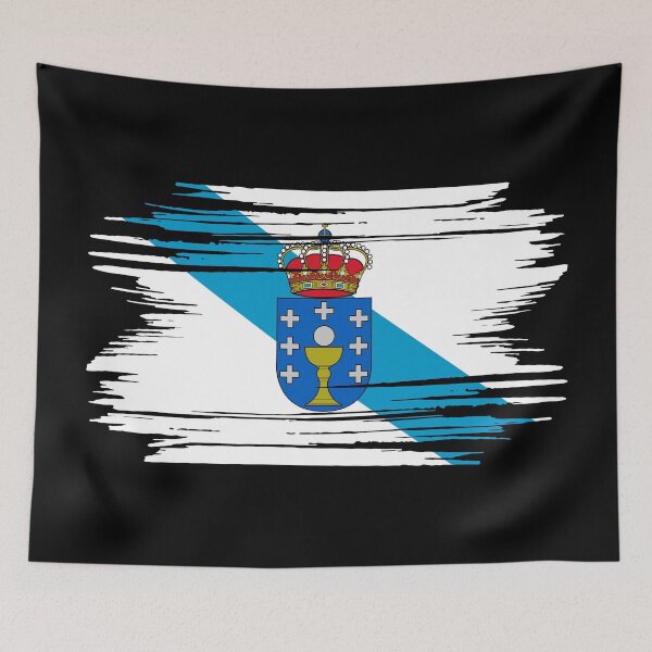 Item preview, Distressed Galicia Flag ES-GA designed and sold by shitpostee.