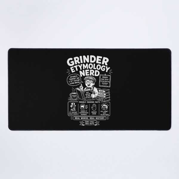 Item preview, Grinder etymology designed and sold by Peerless-Prime.