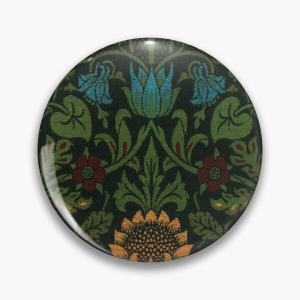 Item preview, William Morris Vintage Dark Floral Tapestry Pattern designed and sold by FaizArtShop.