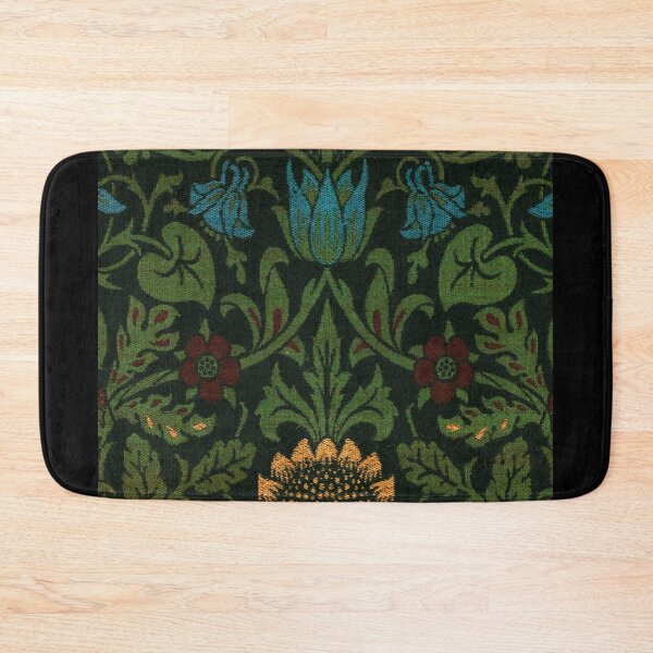 Item preview, William Morris Vintage Dark Floral Tapestry Pattern designed and sold by FaizArtShop.