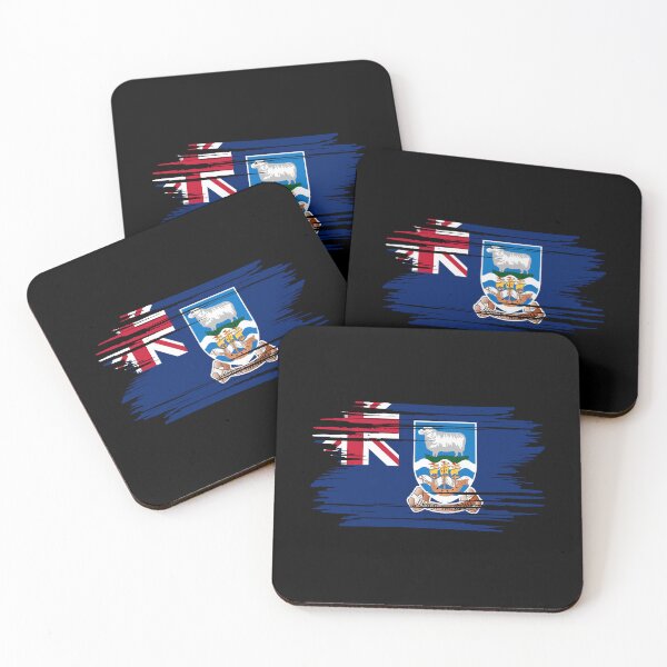 Item preview, Distressed Falkland Islands Flag FK designed and sold by shitpostee.