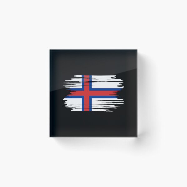 Item preview, Distressed Faroe Islands Flag FO designed and sold by shitpostee.