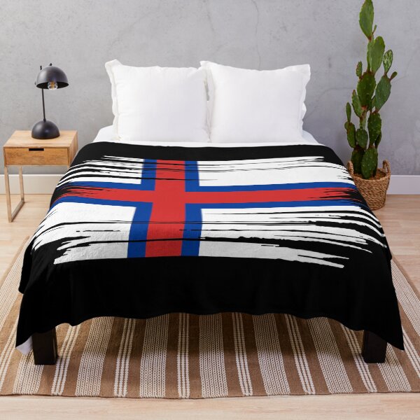 Item preview, Distressed Faroe Islands Flag FO designed and sold by shitpostee.