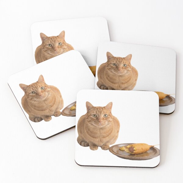 Item preview, Cat corn dog food meme memes funny cute kawaii  designed and sold by CheeseBlueprint.