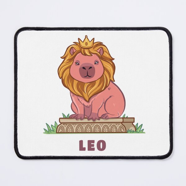 Item preview, Cute Leo Capybara Zodiac | Kawaii Astrology Animal designed and sold by Iqrapixels.