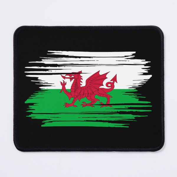 Item preview, Distressed Wales Flag GB-WLS designed and sold by shitpostee.