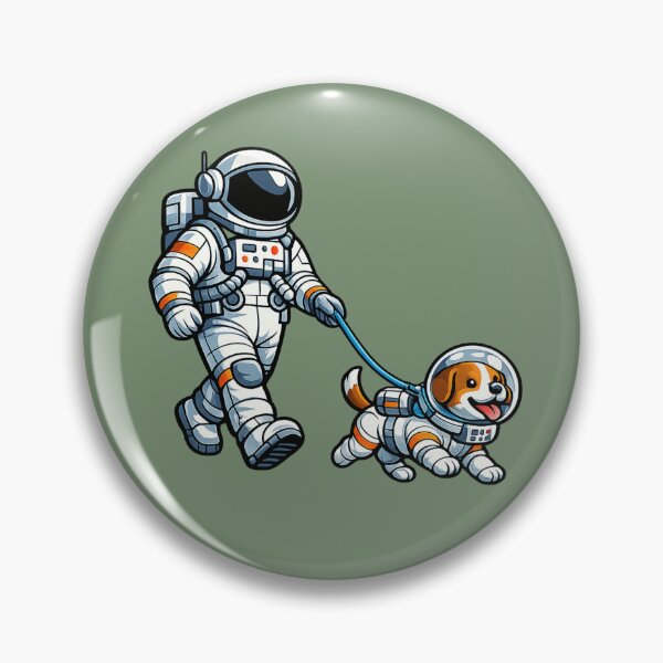 Item preview, Astronaut Walking The Dog designed and sold by BROHLine Studio.