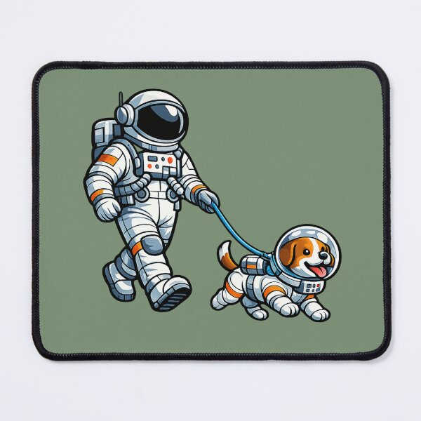 Item preview, Astronaut Walking The Dog designed and sold by BROHLine Studio.