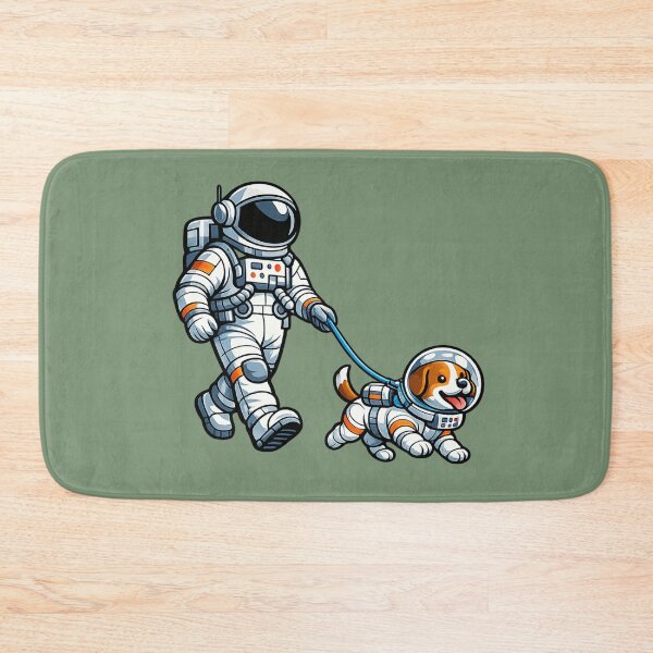 Item preview, Astronaut Walking The Dog designed and sold by BROHLine Studio.