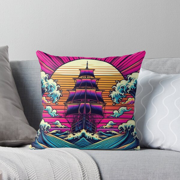 Item preview, Psychedelic Sailing Ship – Nautical Fantasy Art designed and sold by Dogandesighn.