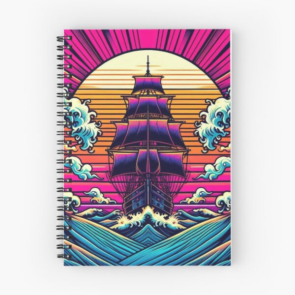 Item preview, Psychedelic Sailing Ship – Nautical Fantasy Art designed and sold by Dogandesighn.