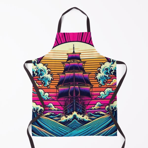 Item preview, Psychedelic Sailing Ship – Nautical Fantasy Art designed and sold by Dogandesighn.