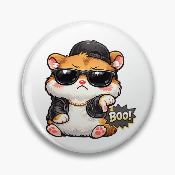 Item preview, Boo Cool Hamster designed and sold by odkocreative.