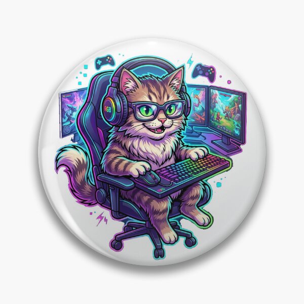 Item preview, Gamer Cat Video Games Boys Teen Men Girls Funny Gaming designed and sold by ZANNIX.