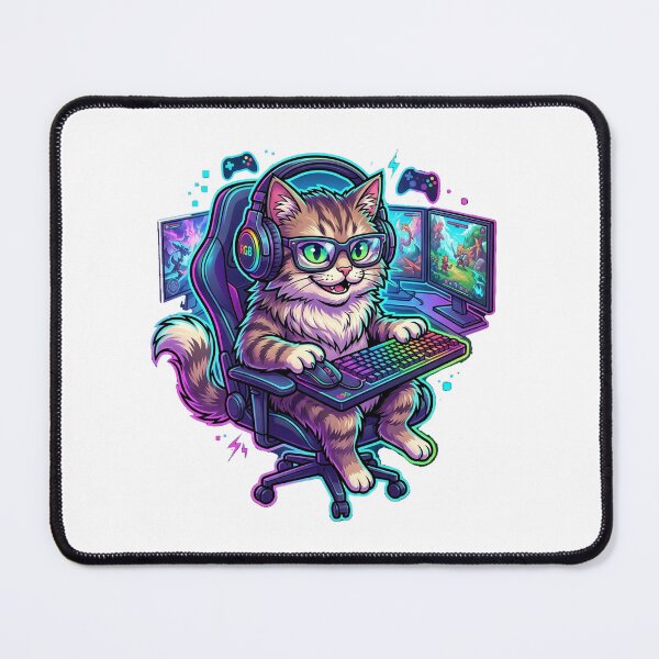 Item preview, Gamer Cat Video Games Boys Teen Men Girls Funny Gaming designed and sold by ZANNIX.