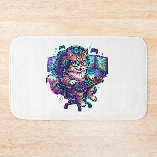 Item preview, Gamer Cat Video Games Boys Teen Men Girls Funny Gaming designed and sold by ZANNIX.
