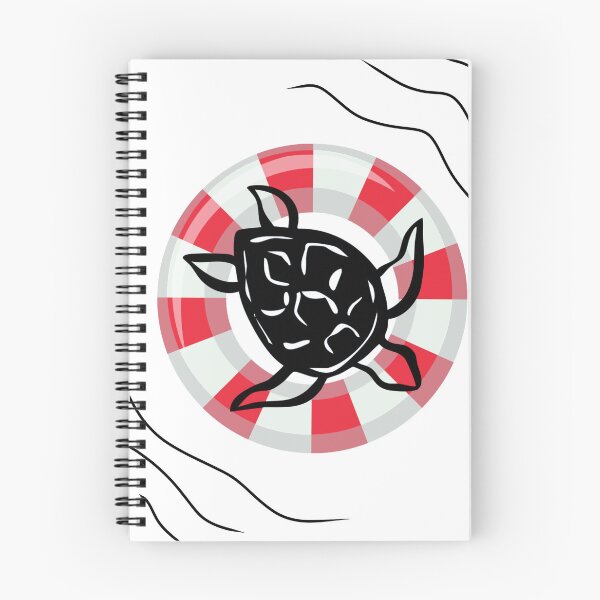 Item preview, Minimalist Sea Turtle with Red Lifesaver  designed and sold by TanjaSkrkic.