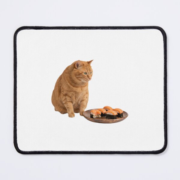 Item preview, Cat sushi food meme memes funny cute kawaii  designed and sold by CheeseBlueprint.