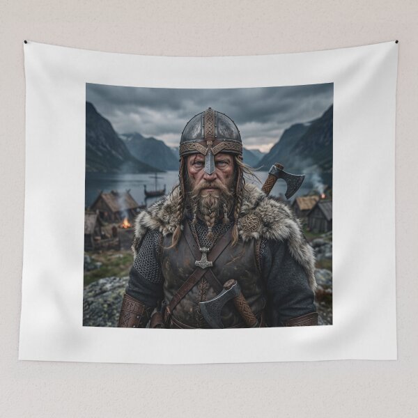 Item preview, A Great Viking Warrior designed and sold by NiceArtsPlace.
