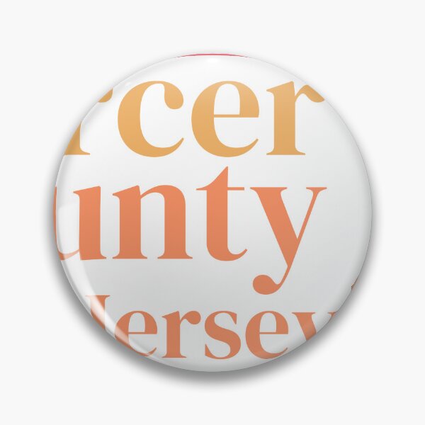 Item preview, Mercer County New Jersey Highlighted on State Map designed and sold by TheIconSmith.