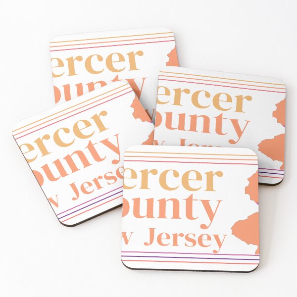 Item preview, Mercer County New Jersey Highlighted on State Map designed and sold by TheIconSmith.
